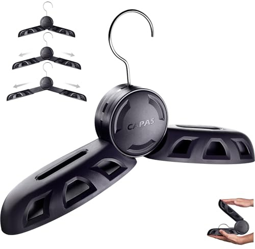 CAPAS Adjustable Foldable Travel Wetsuit Hanger for Adults and Kids, Heavy Duty Hanger for Surfing Scuba Diving BCD Suits
