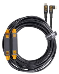 Câble USBC vers USBC coudé 90° TetherPro CUC31RT2 Noir 9.40m