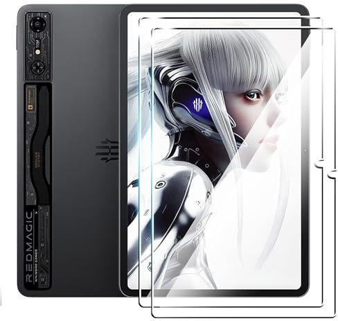 CAUHENYEE Schutzfolie für RedMagic Nova Gaming Tablet 10.9 2024 Panzerglas,2 Stück Schutzglasfolie,HD Clear Displayschutzfolie für RedMagic Nova Gaming Tablet 10.9,9H Härte Schutzglas,Anti- Kratzer