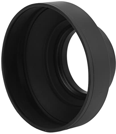 Motljusskydd, Gummi och Metall Motljusskydd Kameralinsskydd med Hög Prestanda för Kamera (55 mm)