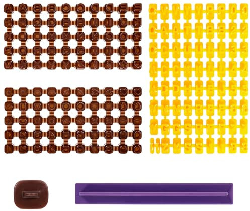 BOHUIZ 172 Stück Keksstempel Buchstaben, Buchstaben Stempel Buchstabenstempel Cookie Stamp Ausstecher Backen Eindruck Werkzeug für Kuchen Keks Marzipan