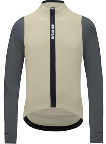 GOREWEAR SPINSHIFT Thermo Long Sleeve Jersey Mens, Tech Beige/Lab Graphite, XL