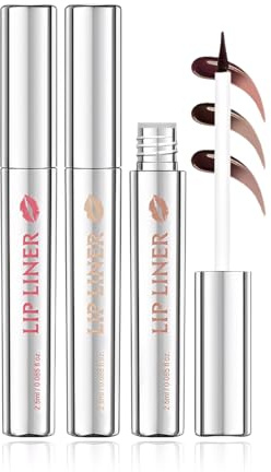 EIHI 3 Piezas de Delineador de Labios Peel off, Delineador de labios Tatuaje Resistente al Agua y de larga Duración, lip Stain Peel off con Acabado Mate, Regalos para Chicas