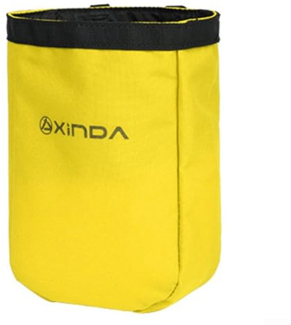 Honseadek Borsa per gesso da arrampicata su roccia con cintura in vita configurabile 80 g sacchetto gadget per arrampicata all'aperto e speleologia resistente all'acqua attacco rapido 21,5 x 14,5 x 7