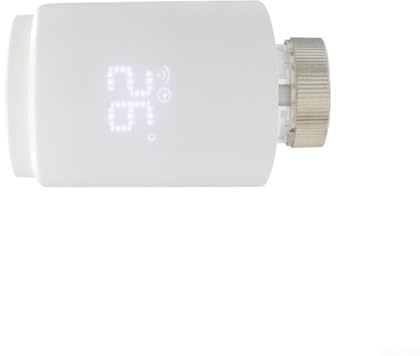 Trådlös termostat, termostatventil för radiator, smart programmerbar centralvärmekontroll, trådlös programmerbar termostat för smart hem-app-support och röststyrning
