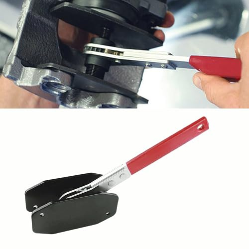 Gilovc Car Brake Caliper Press Tool, 360° Adjustable Piston Caliper Piston Compressor Tool for Pressing Pistons, Heavy Caliper Piston Compressor Tool Car Tools for Vehicles (Red)