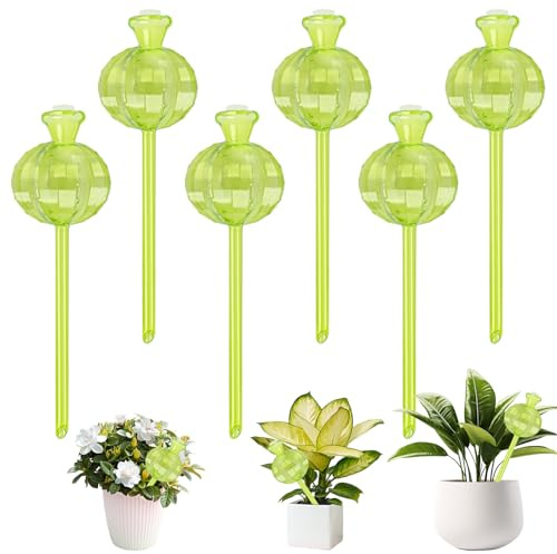 6 sfere di irrigazione di cactus, sfere di irrigazione automatiche per piante, sistema automatico di auto-irrigazione, dispenser di acqua per piante in vaso, balcone e piante da giardino
