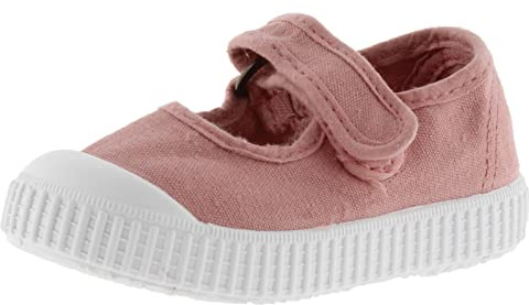 victoria Ballerine Unisex 1915 Tela Tinta Drec & Chiusura A Strappo & Punta Rinforzata 136605 per Bambini Nude 24