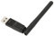 MT7601 USB-WLAN-Adapter, 2,4 GHz 150 Mbit/s WLAN-Netzwerkkartenadapter mit Integrierter High-Gain-Antenne für Windows-Desktop-Laptops