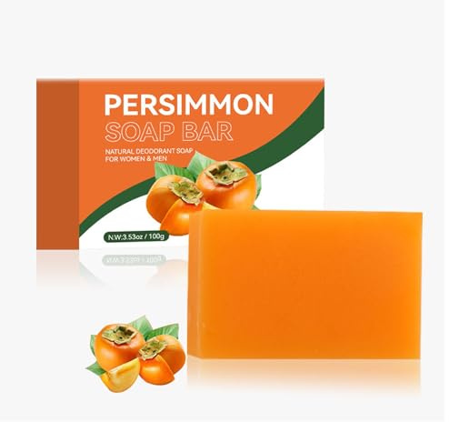 Kaki tvålstycke, 100 g naturlig handgjord deodorant tvål med kollagen, djuprengöring, slät hud, lukt och fettkontroll, för armhålor, intimt område, män och kvinnor (1 st.)