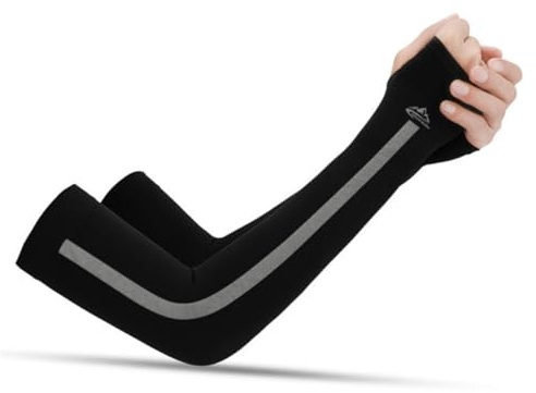 JOINPAYA 4 Manicotti per Braccia Copertura Braccia Protezione UV Rinfrescante in Chinlon e Spandex, per Bicicletta e Corsa