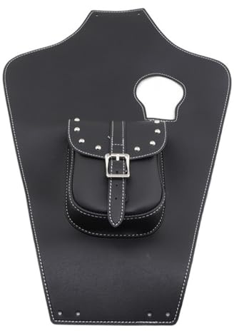 Couvercle De Panneau Bouchon Réservoir en PU Artificiel pour Moto Sac pour Yamaha Virago 750 1100 XV750 XV1100