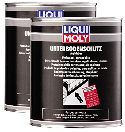 2X LIQUI Moly 6119 Unterbodenschutz streichbar schwarz Korrosionsschutz Dose 2kg