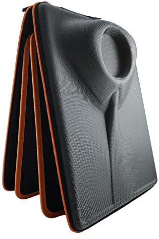 Packshi Camicia Uomo Porta Camicie da Viaggio | Custodia Borsa Per Indumenti Per il Trasporto e in Viaggio Senza Grinze in Valigia Con Inserto per Piegatura Bilaterale Regalo Per Gli Uomini Arancione