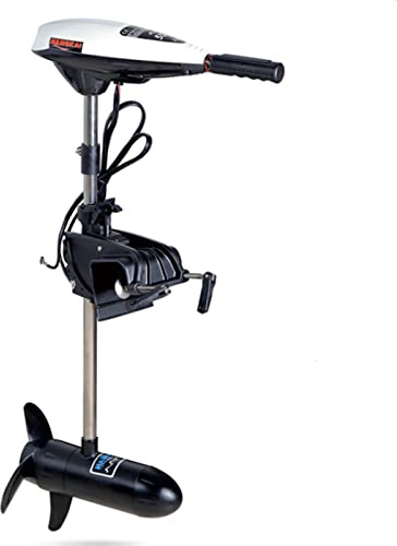 Fetcoi Electric Outboard Trolling Motor 65LBS - Outboard Engine 660w,Gasoline Boat Engine 12V,Electric Outboard Motor,Boat Engine,Fishing Boat Engine Brush Motor for Dinghies, Fishing Boats