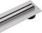 BALNEO Canalina per Doccia, Canaletta di Scarico da 70cm, Acciaio Inossidabile, per Il Bagno, Pannello Stretto da 14mm, Set Completo, Basso 57mm, Scarico per Doccia Sottile e Basso Proline