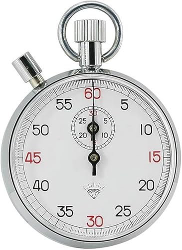 1 Stück mechanische Stoppuhr aus Stahl, professioneller Sport-Chronograph, Lauftimer, Leichtathletik, Laufwettbewerb, Stoppuhr, 1 Stück/806 (mit Einer Pause)