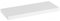DAMDAM GO Estanteria Pared Madera Flotante, Estante Balda de Pared MDF, para Salón, Cocina y Dormitorio (Blanco, 60 x 23.5 cm)
