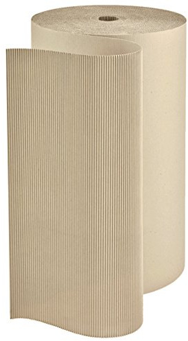 2 rouleaux de carton ondulé 1,0 x 70 m correspondent à 140 m² de carton ondulé sur un rouleau