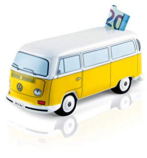BRISA VW Collection - Hucha de Cerdito T2 Camper Bus (Classic Bus/Naranja)