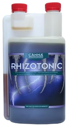 GROWMANIA Fertilizante Rhizotonic de Canna 1 L | Abono Esmiluador Área Radicular | Óptima Asimilación de Nutrientes de Cultivos y Plantas