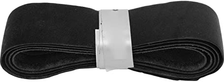 Cowhide Poignées de Rechange de Racquet de Tennis Sangle d'enveloppement de Raquette de Badminton Professionnel Poignée Surgrip pour Tennis Badminton Squash Fishing Rods Guidon de Moto 100x2.5cm(Noir)