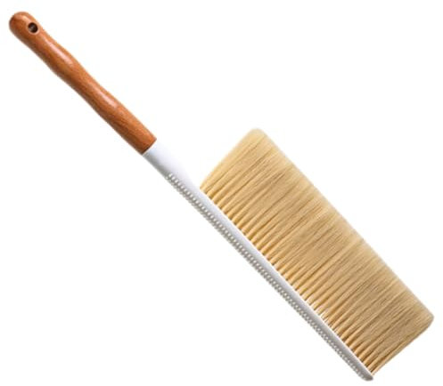 Healifty Cepillo De Mano Para Quitar Polvo Mango De Madera y Cerdas Suaves Escoba Pequeña Para Limpieza De Sofás Colchones y Muebles Hogar
