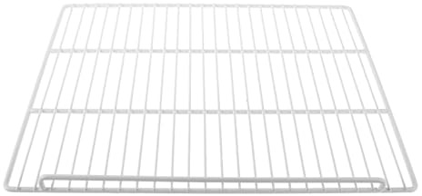 Baluue Estante Metálico Divisor para Frigorífico y Congelador Rejilla de Alambre Resistente para Organización Soporte Lateral Ajustable para Nevera para Uso Doméstico y Comercial