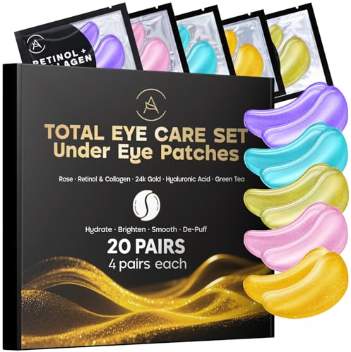 Patch Yeux Anti-Cernes Mix - Lot de 20 Paires - Acide Hyaluronique