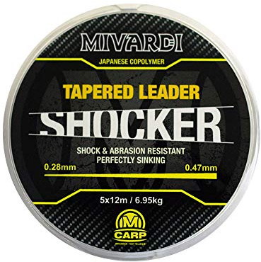 Schlagschnur verjüngt Tapered Leader (0,28-0,47 mm)