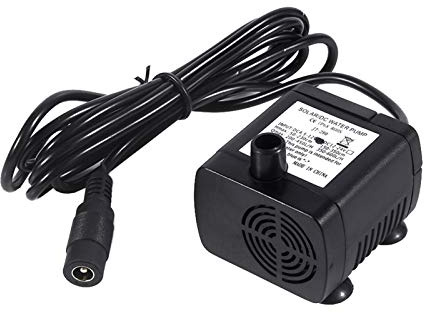 Dränkbar Vattenpump, DC 12V Ultra Tyst Solar Amfibie Dränkbar Pump för Fiskdamm och Fontän