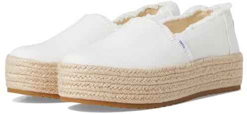TOMS Femme Valencia Footwear, Blanc, 39 EU