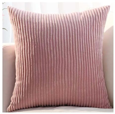 2PCS Kissenbezug Zierkissenbezüge 80x80 mit ReißVerschluss Kordsamt Kissenbezüge 40x40 50x50 60x60 Kord Kissenhülle Dekokissen Sofakissen Dekorative Kissen für Sofa Sessel(Color 13,80x80cm/32x32in(2PC