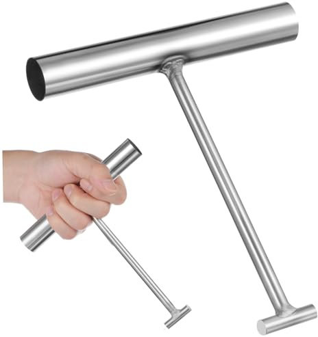 Hemobllo Manhole Lifter Hook Drain Cover Pull Tool Lightweight Portable for Safe Storm Grate Lifting and Easy Manhole Access