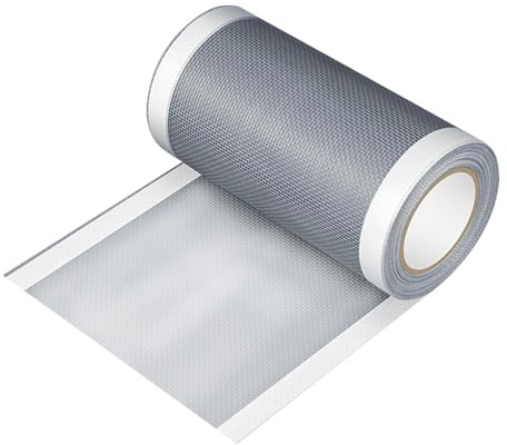 Cinta para reparación de pantalla, parche de malla autoadhesiva resistente, rollo impermeable resistente a los agentes atmosféricos, reparación pesada de la red para ventanas, fijador preciso para