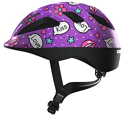 ABUS Casco per bambini Smooty 2.0 - Robusto casco da ciclismo per bambini piccoli sul sedile del passeggero - per ragazze e ragazzi