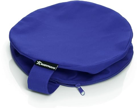 BODYMATE Funda de repuesto original de 100% algodón extra grueso para cojines de yoga de diámetro 31 cm de altura 13 cm