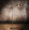 HMAKGG Stehlampe Wohnzimmer Vintage, Stehlampe Industrial mit Fußschalter, 2.7 M Kabel, E27 Fassung Max.40W, Verstellbarer Arm, Stehleuchte Retro Metall für Schlafzimmer Büro Arbeitszimmer, Braun
