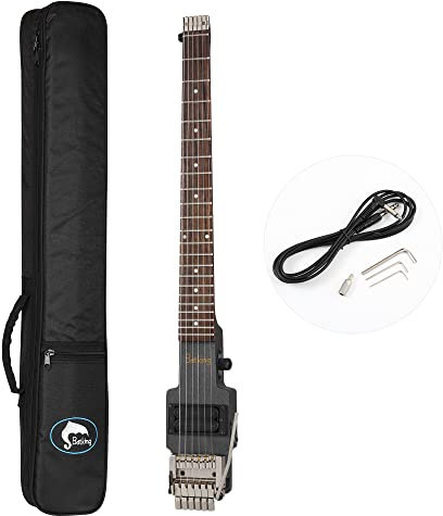 Batking Marke E-Travel Gitarre Kroean Tonabnehmer inkl. Bigbag in Schwarz…