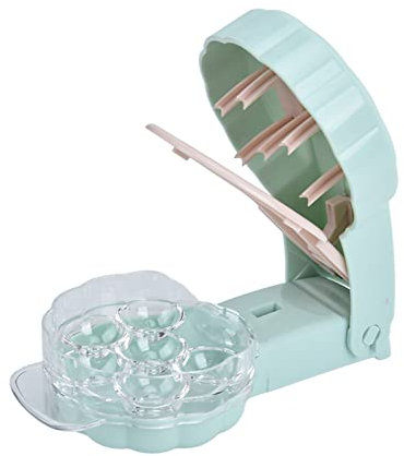 Cherry Pitter Olive Core Pitter Remover Fácil de presionar Herramienta de extracción de semillas de cereza de tama?o peque?o con caja de alenamiento de nueces para dátiles rojos, Cherries Pit,