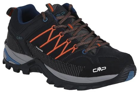 CMP Herren Rigel Low Trekking Shoes Wp Kletterschuhe niedrig, Jaffa Blei, 40 EU