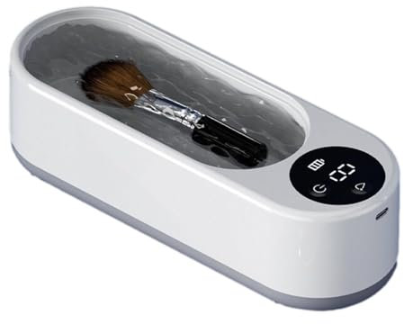 Nettoyeur de lunettes | Nettoyeur de lentilles de contact à faible bruit | Nettoyeur à ultrasons pour collier | Nettoyeurs à ultrasons 45 000 Hz | Nettoyeurs de montres avec vibrations, appareil de