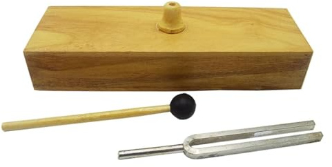 Trähögtalare Resonans Fysisk Akustik Experimentell utrustning Undervisning Stämgaffelsats 256 Hz Stämgaffel med träresonans
