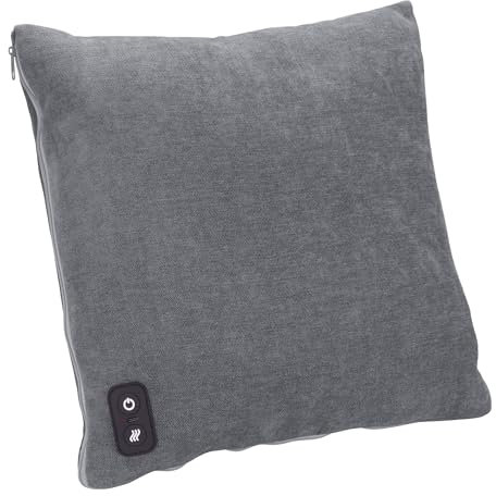 Heating Pillow - Coussin Électrique Chauffant Sans Fil - Coussin Chauffant 2-en-1 - Couvre Siège Chauffant Sans Fil - 2 Zones Chauffantes