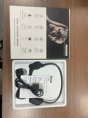 Bennanco Auriculares de Conducción Ósea Bluetooth 5.3 Open Ear - Auricular IPX5 Impermeable y Resistentes al Sudor con Micrófono - Auriculares Deportivos Adecuado para Ciclismo, Correr y Fitness.