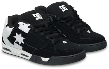 DC Shoes Scarpe da skate da uomo Dc02220, nero bianco, 39 EU