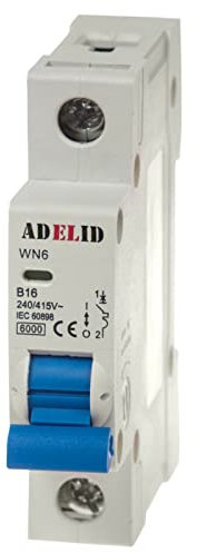 LS-Schalter Leitungsschutzschalter Sicherungsautomat 1-polig B 16A 230/400V AC