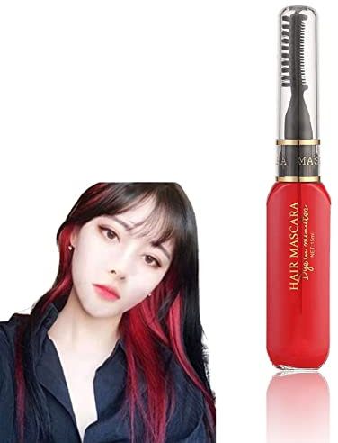 Bright Red Hair Spray Colour for Kids,Temporary Hair Chalk Comb Washable Hair Dye, Instant Hair Dye for Christmas, Halloween, Birthdays, Parties(Bright Red)