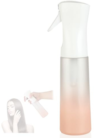 Hisdricus Pulverizador de 300 ml, botella pulverizadora para cabello, botella de spray para plantas, spray de agua, adecuada para rociar productos para el cuidado de la piel, aerosoles para el