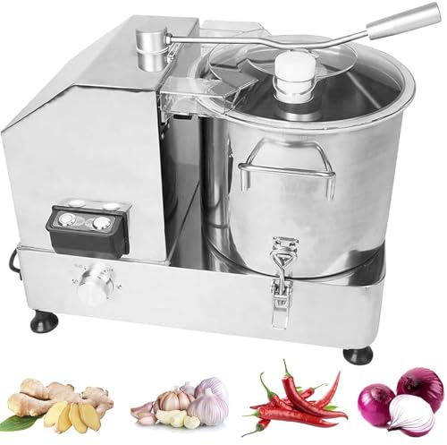 Robot da cucina commerciale Tritatutto elettrico per carne e verdure ad alta efficienza in acciaio inossidabile taglierina multifunzione per frutta secca cereali tritacarne